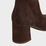 Grimburga – Wildleder-Stiefeletten mit Absatz von Amora Bern, Ansicht 5