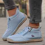 Mila  – Komfortable orthopädische Sneakers + Reissverschluss