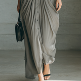 Zoe™ | Plissiertes Maxikleid