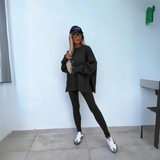 Celeste™ | Set Casual aus Sweatshirt und langen Hosen