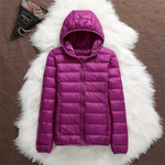 Hildeburg – Übergangsjacke in Violett von Amora Bern, Ansicht 3
