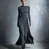 Noémie™ | Maxikleid mit seitlichem Knoten