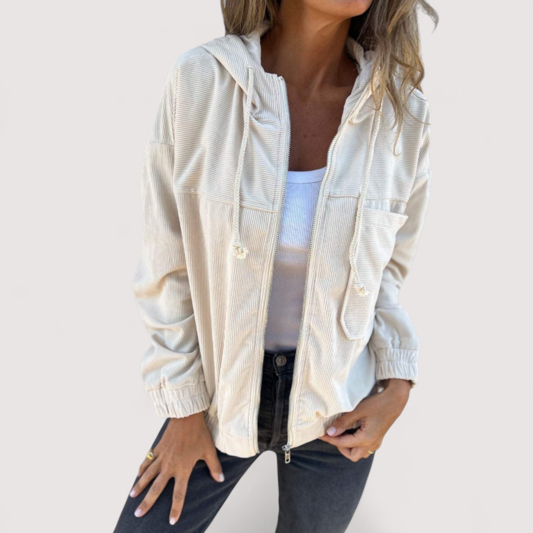 Marta™ | Jacke mit Kapuze aus Kordel