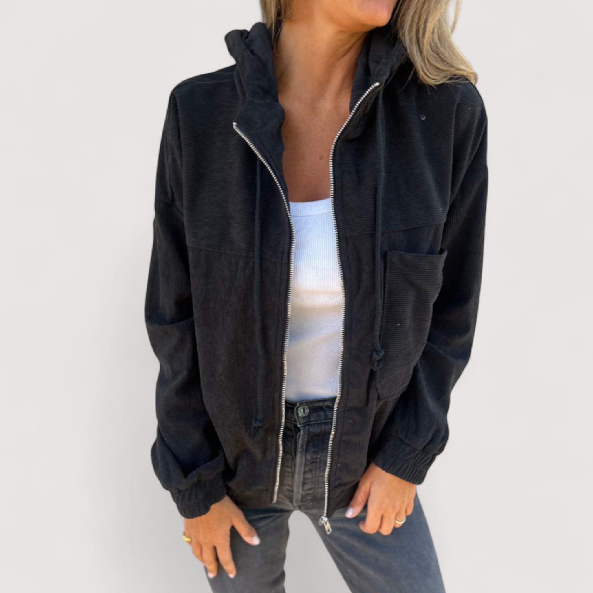 Marta™ | Jacke mit Kapuze aus Kordel