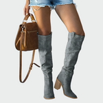 Liutberga – Kniehohe orthopädische Lederstiefel von Amora Bern, Ansicht 3