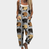 Bequeme Bedruckte Overall