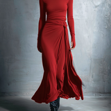Noémie™ | Maxikleid mit seitlichem Knoten