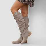 Engilrada – Kniehohe Western-Stiefel mit gerafftem Schaft von Amora Bern, Ansicht 2