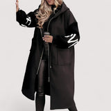 Maris™ | Damenjacke mit Strickärmeln und Kapuze