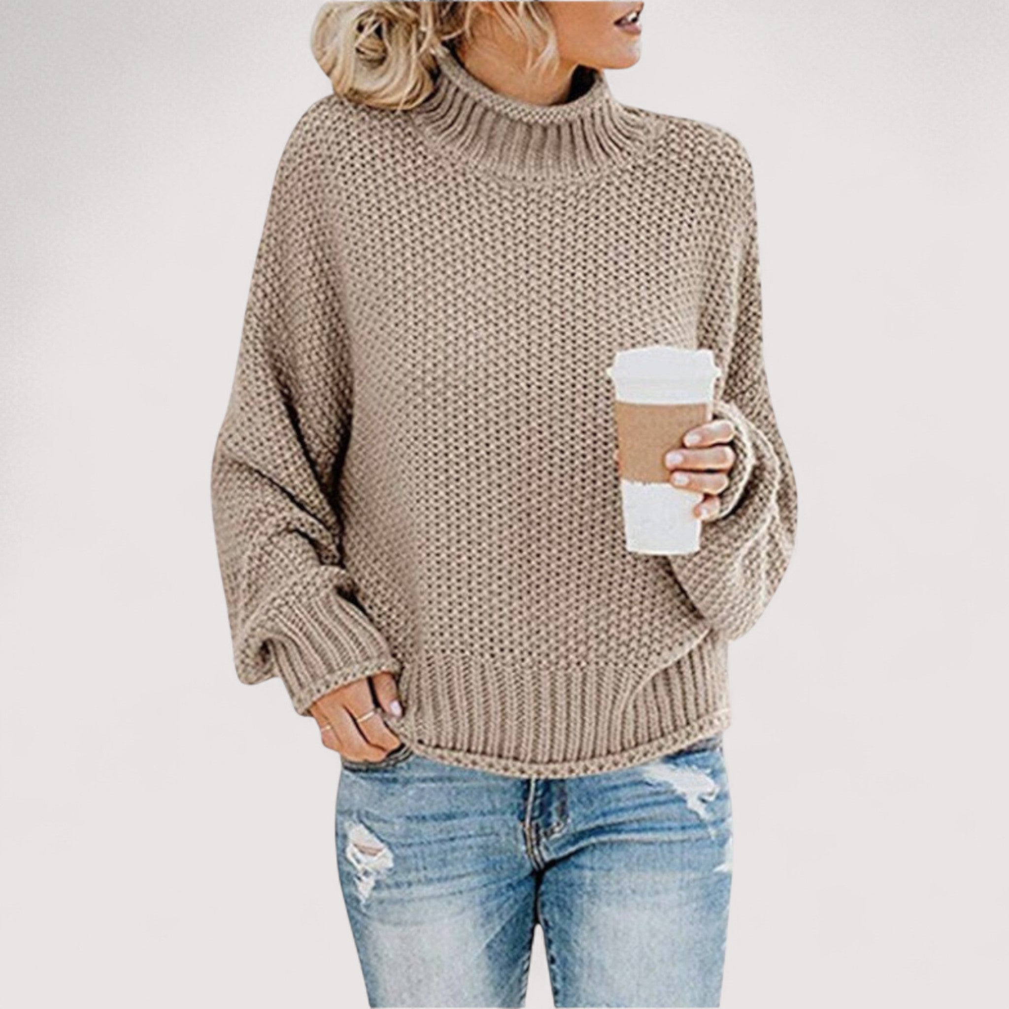 Braelyn™ | Pullover mit hohem Kragen