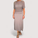 Claudia™ | Sommerkleid mit Strickoberteil