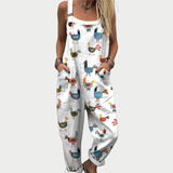 Bequeme Bedruckte Overall