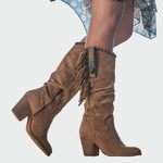 Odilberga – Bequeme Lederstiefeletten im Boho-Stil von Amora Bern