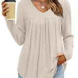 Ellia™ | Leichte Strickbluse mit V-Ausschnitt