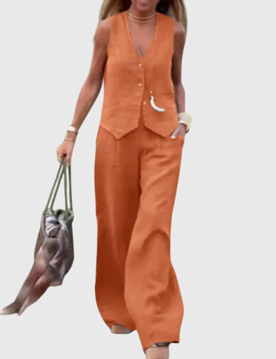 Mabel Elegantes zweiteiliges Set, Detailansicht