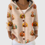 Johanna – Bequemer Strickcardigan mit Kapuze von Amora Bern