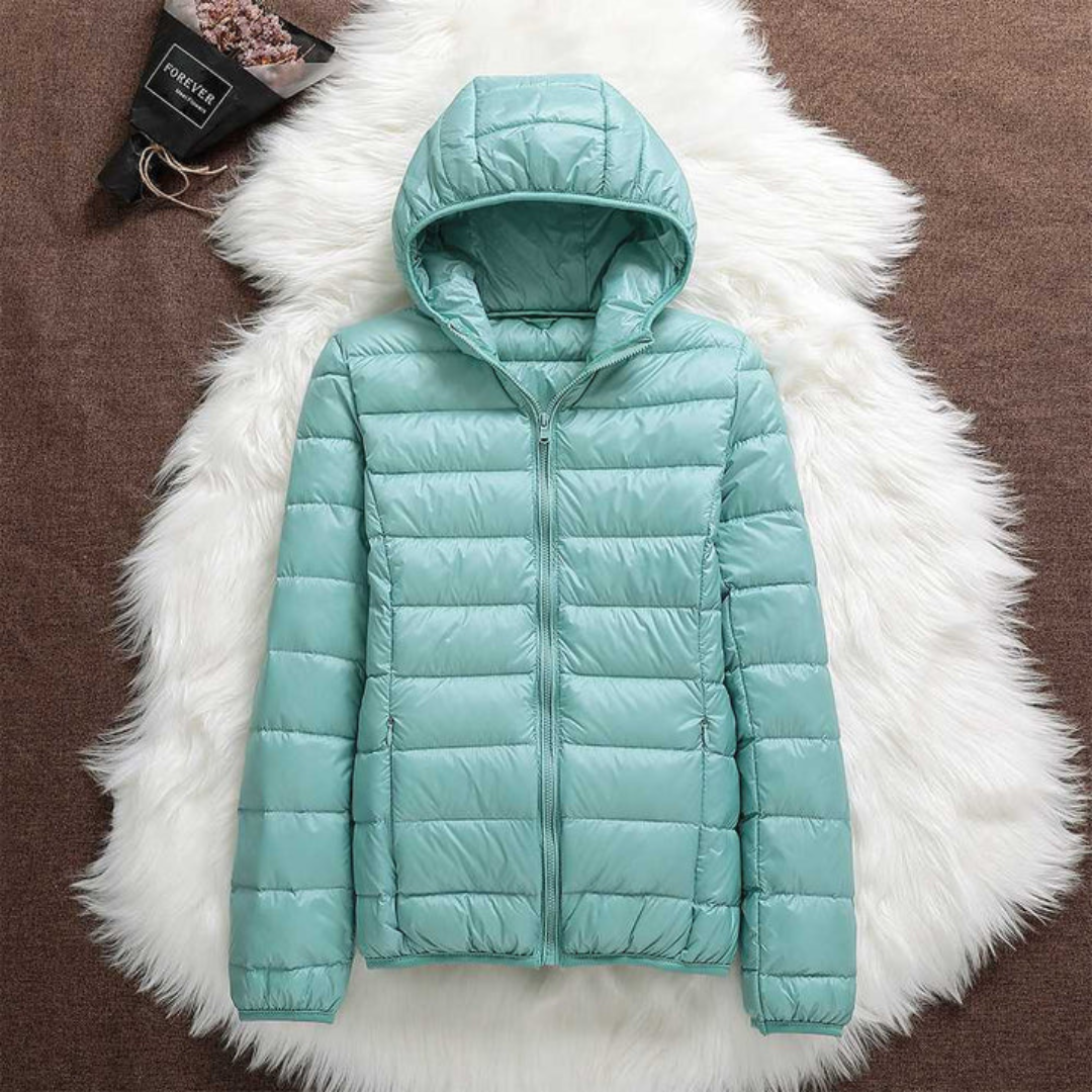 Berchta – Übergangsjacke in Mintgrün von Amora Bern, Ansicht 3