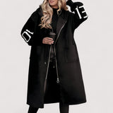 Maris™ | Damenjacke mit Strickärmeln und Kapuze