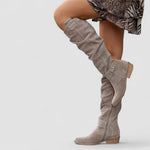 Engilrada – Kniehohe Western-Stiefel mit gerafftem Schaft von Amora Bern, Ansicht 4