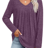 Ellia™ | Leichte Strickbluse mit V-Ausschnitt