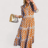 Chiara™ | Midikleid mit Kettenmuster