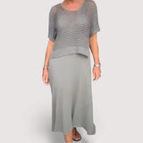 Claudia™ | Sommerkleid mit Strickoberteil