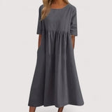 Selina™ | Lässiges Baumwollkleid