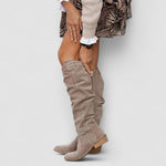 Engilrada – Kniehohe Western-Stiefel mit gerafftem Schaft von Amora Bern, Ansicht 5