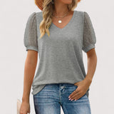 Ilse™ | Transparente Bluse mit V-Ausschnitt