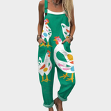 Bequeme Bedruckte Overall