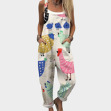 Bequeme Bedruckte Overall