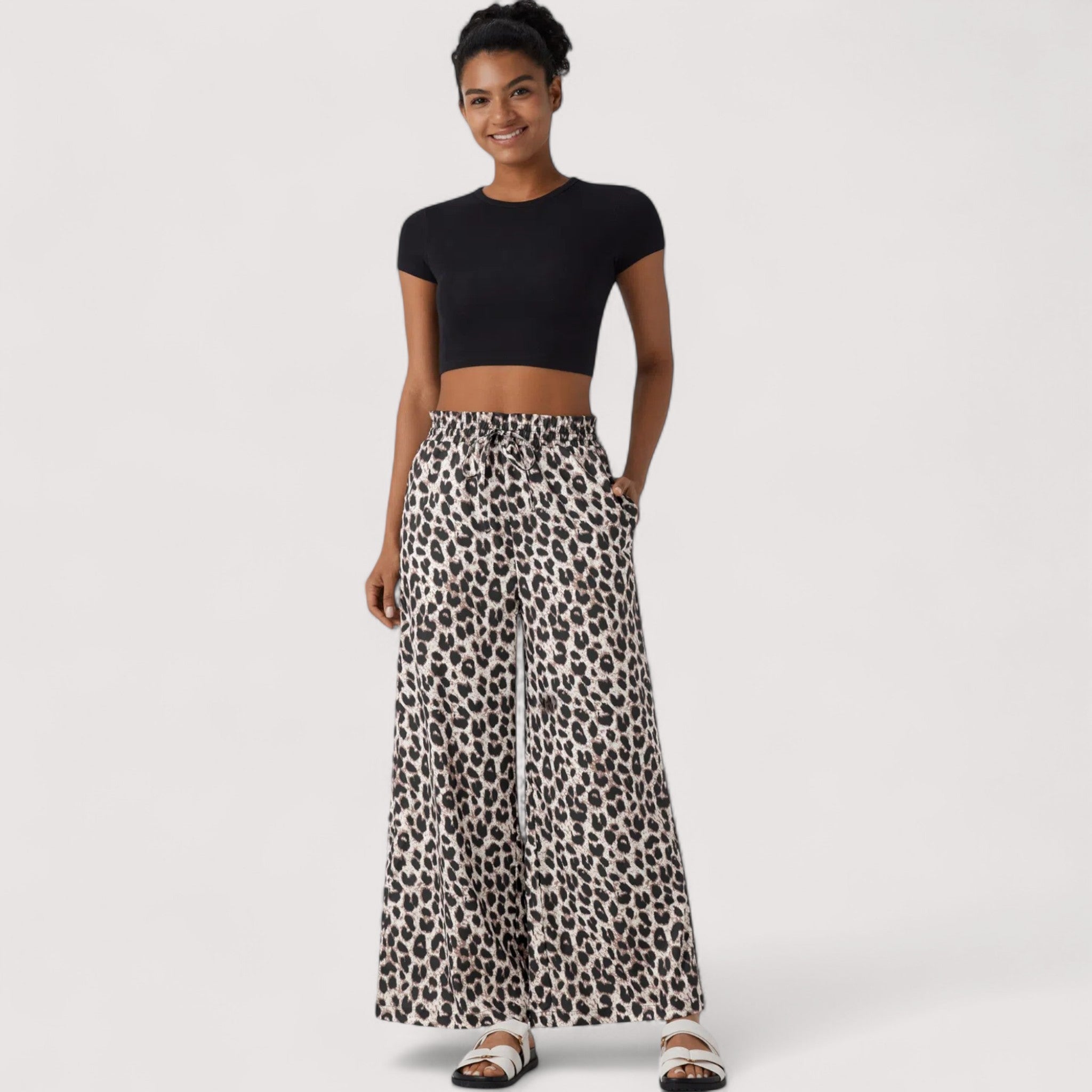 Frida™ | Tie-Dye-Hosen mit weitem Bein