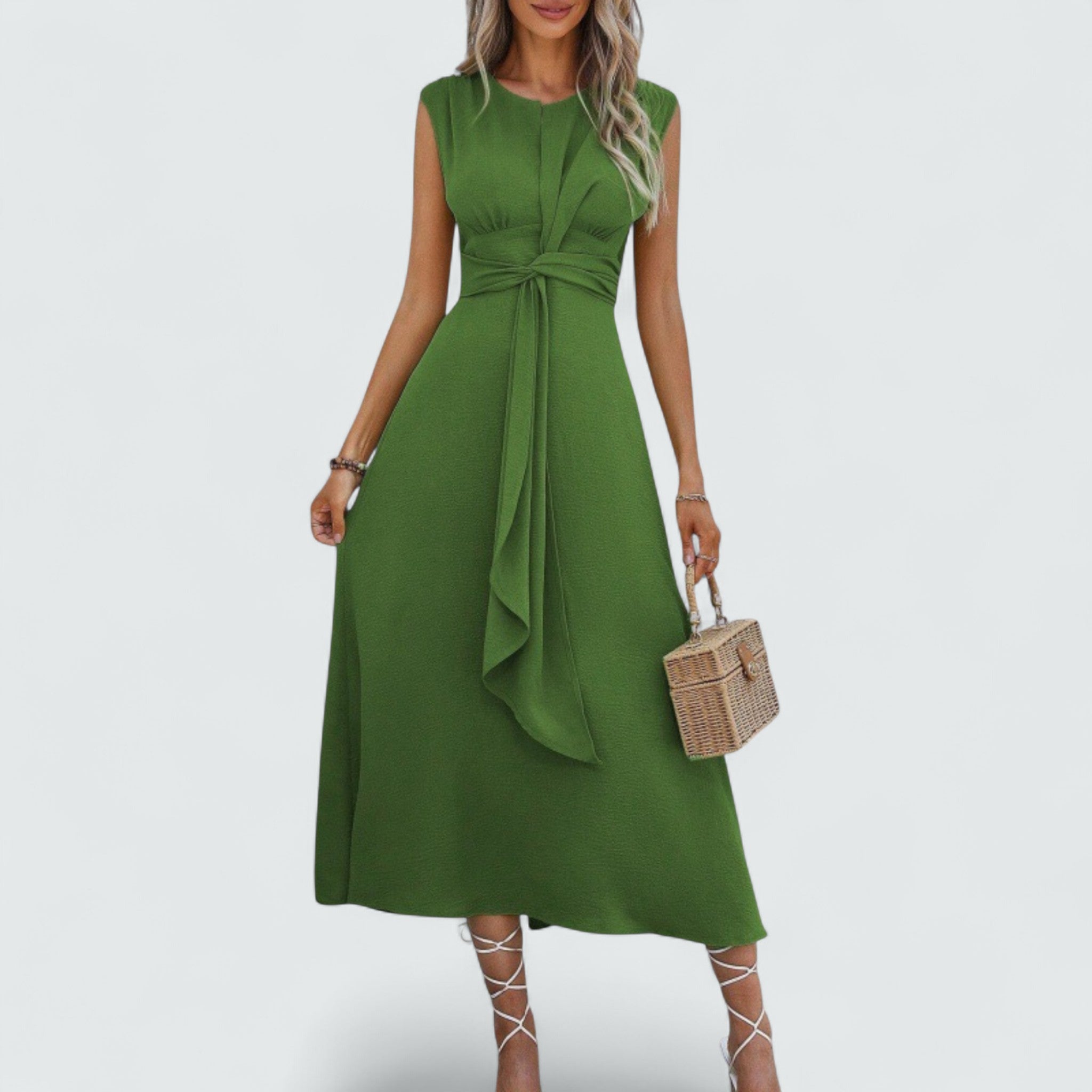 Antonia™ | Elegantes ärmelloses Maxikleid