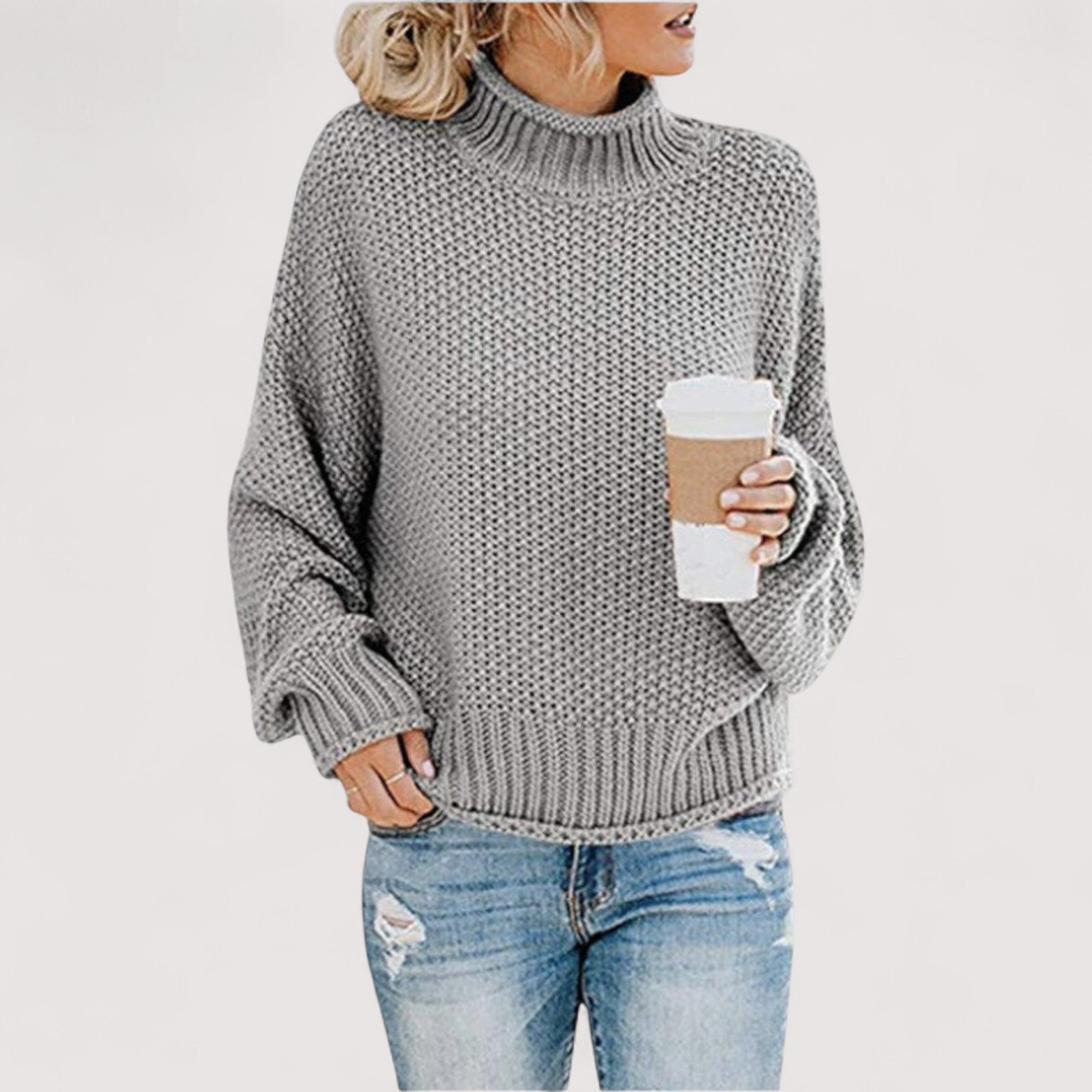 Braelyn™ | Pullover mit hohem Kragen