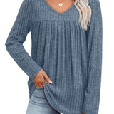 Ellia™ | Leichte Strickbluse mit V-Ausschnitt