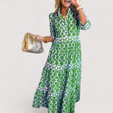 Chiara™ | Midikleid mit Kettenmuster