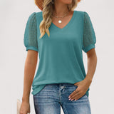 Ilse™ | Transparente Bluse mit V-Ausschnitt