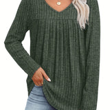 Ellia™ | Leichte Strickbluse mit V-Ausschnitt