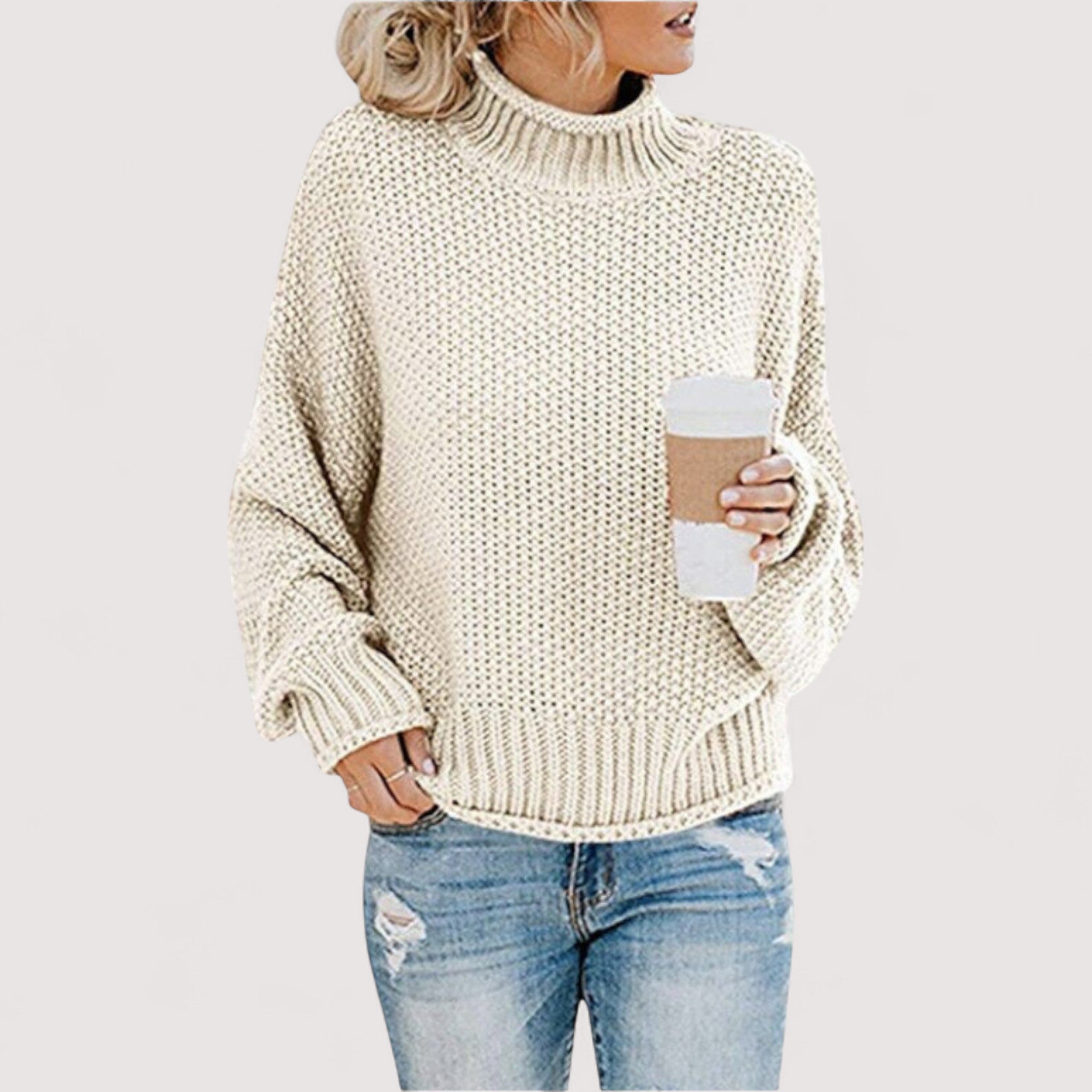 Braelyn™ | Pullover mit hohem Kragen