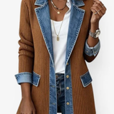 Domenica – Strukturierte Jacke mit Kontrasten von Amora Bern, Ansicht 5