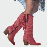 Odilberga – Bequeme Lederstiefeletten im Boho-Stil von Amora Bern, Ansicht 4