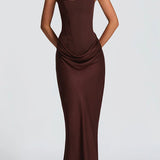 Léa™ | Maxikleid mit quadratischem Ausschnitt