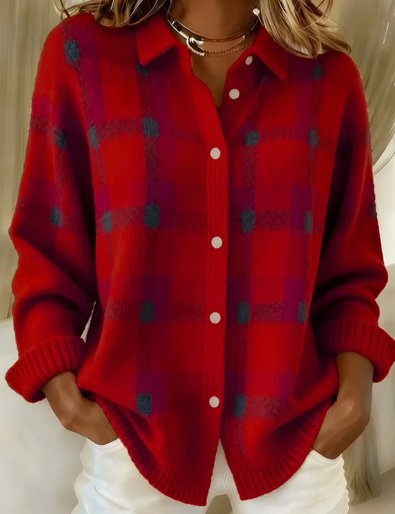 Felicia™ | Retro-Karopullover