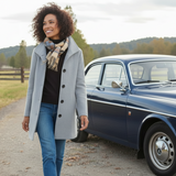 KLASSISCHER LANGER MANTEL