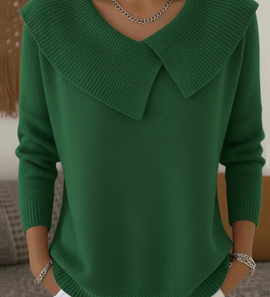 Stella™ | Weihnachtspullover mit Reverskragen