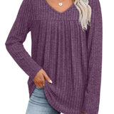 Ellia™ | Leichte Strickbluse mit V-Ausschnitt