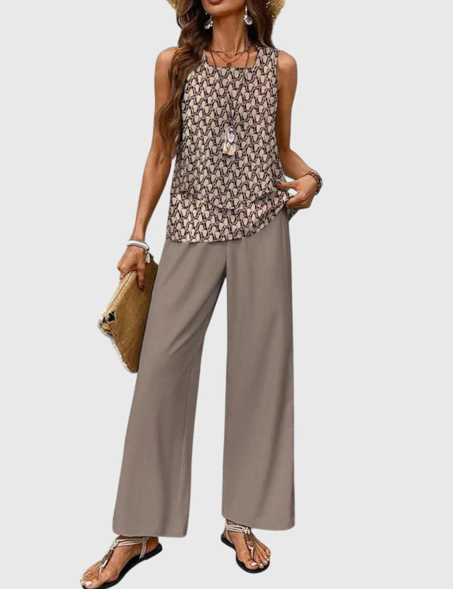 Brenda™ Elegantes 2-teiliges Sommer-Set, Vorderansicht
