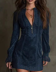 Rachel™ | Mini Kleid aus Samt