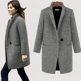 Daria™ | Lange Wolljacke