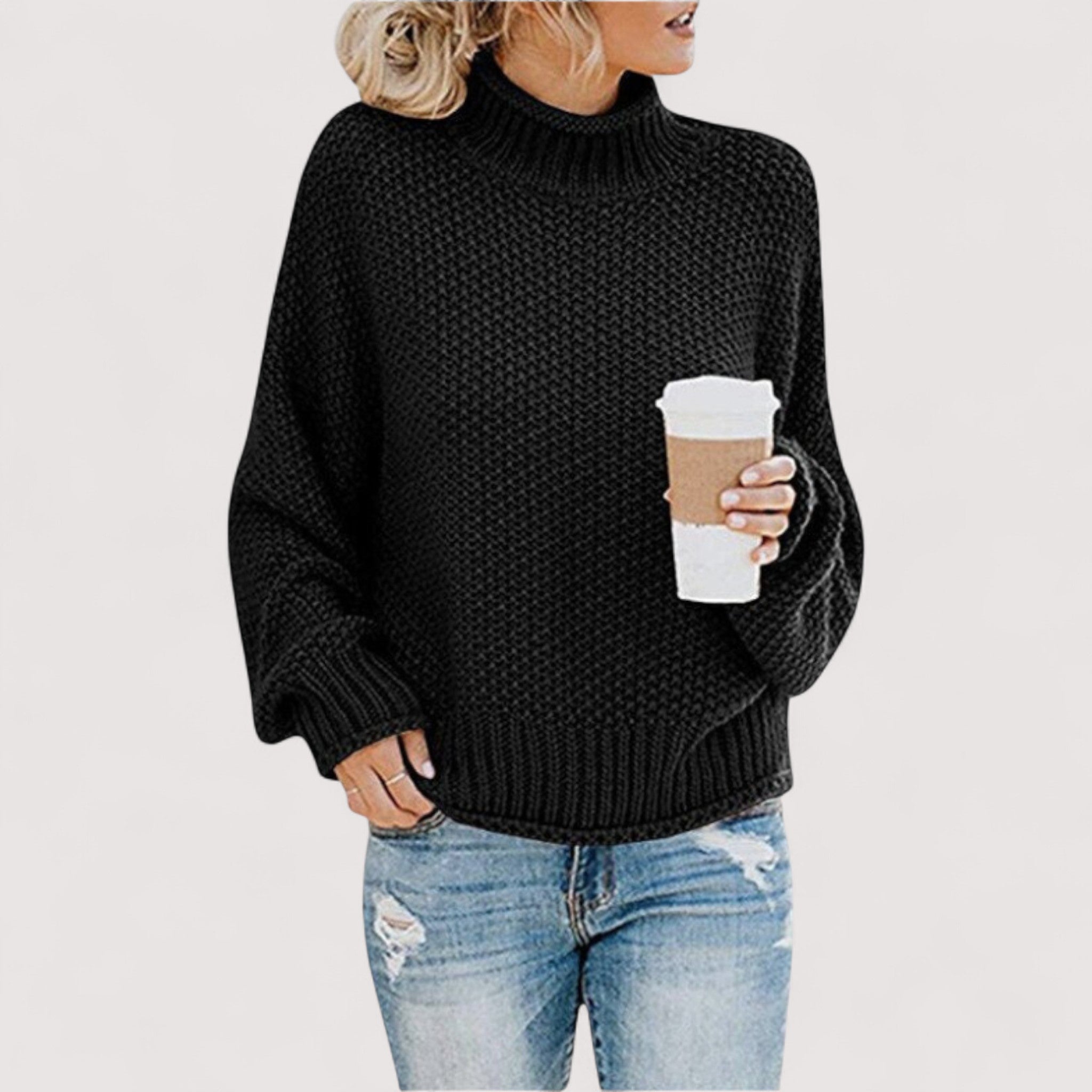 Braelyn™ | Pullover mit hohem Kragen